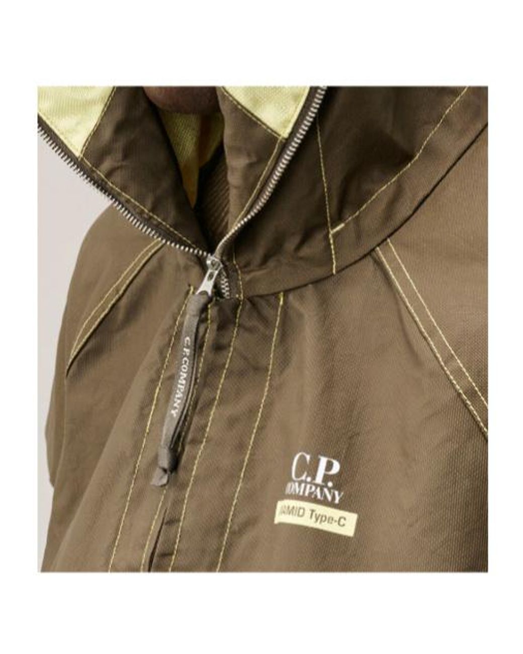 C P Company Green Aramid Type-C Explorer Jacket for men