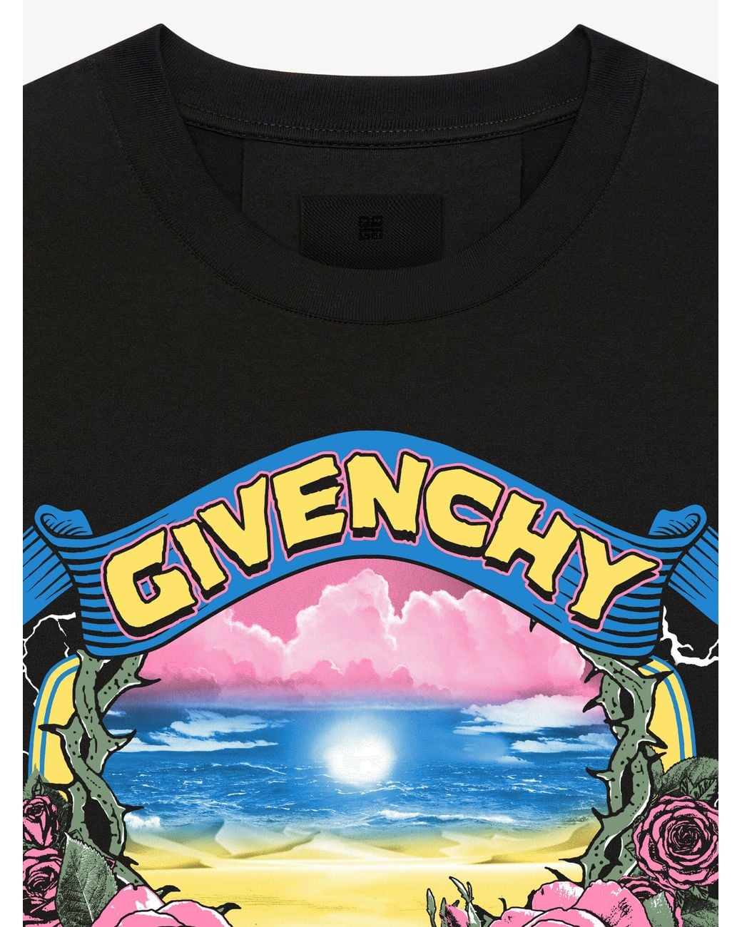 Givenchy Black World Tour Oversized T-Shirt for men
