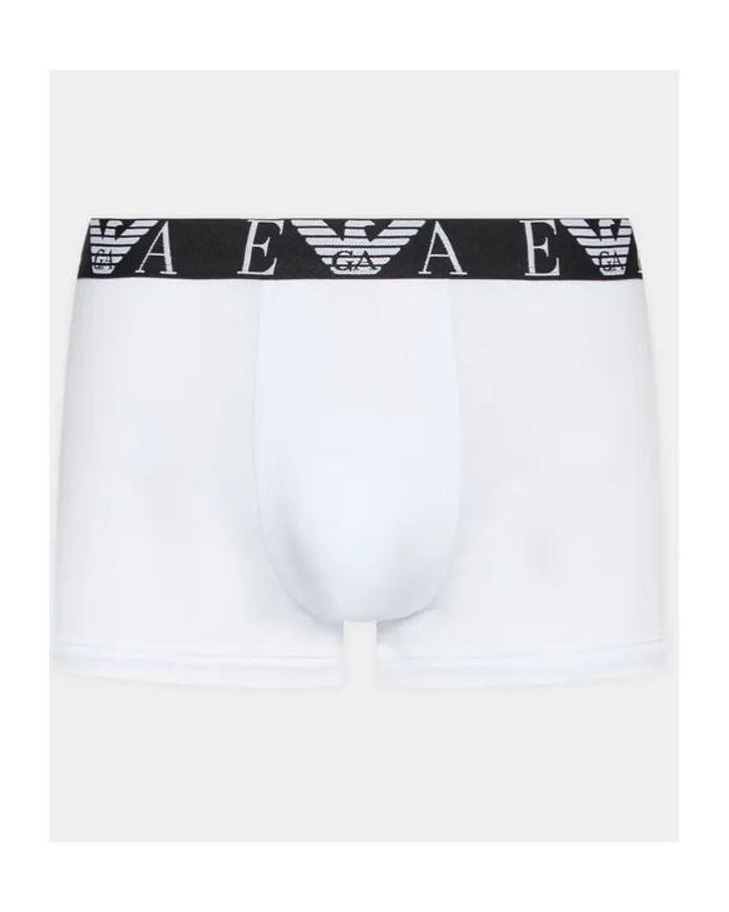 Emporio Armani White Logo-Print Boxers Set for men