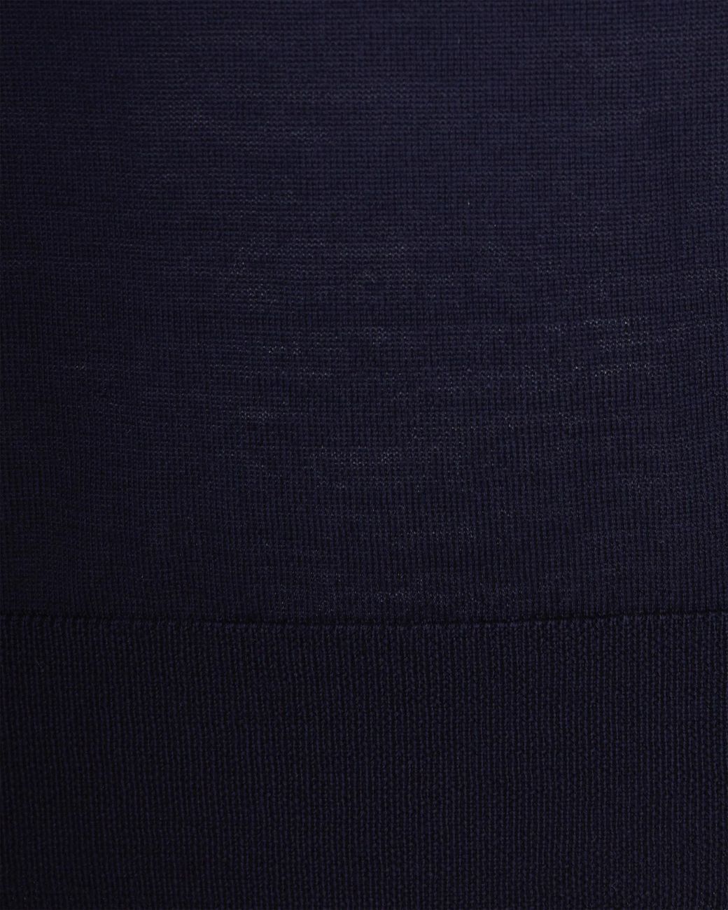 Ballantyne Blue Crewneck Ribbed Jumper for men