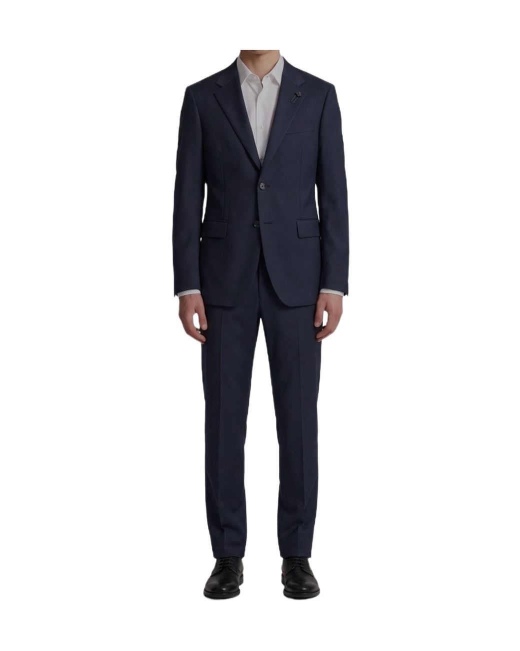 Lardini Blue Single-Breasted Classic Suit for men