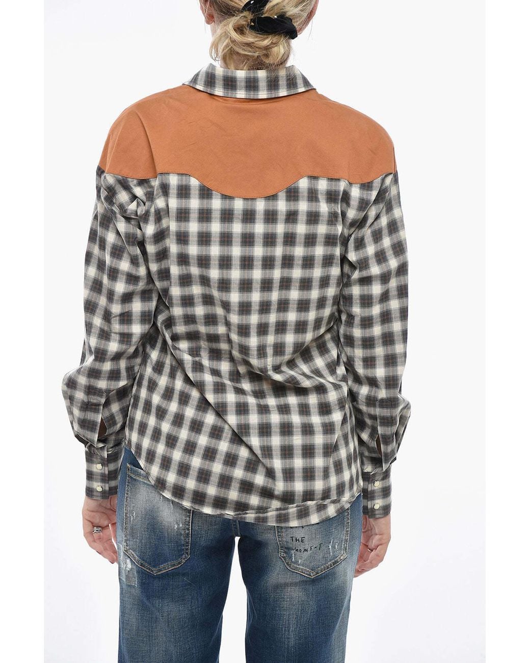 DSquared² Black Western Plaid Shirt