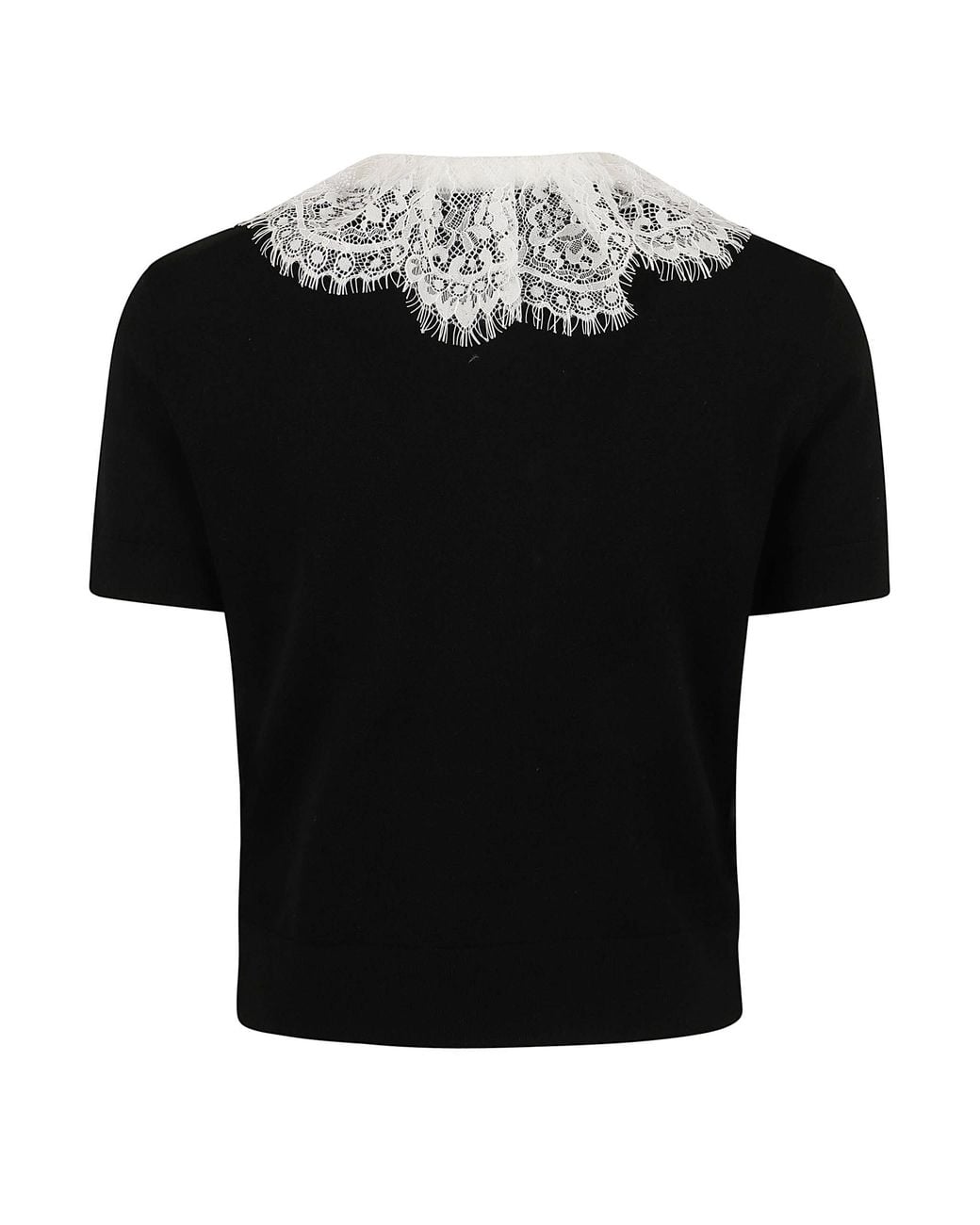 Self-Portrait Black Self Portrait Wool Top