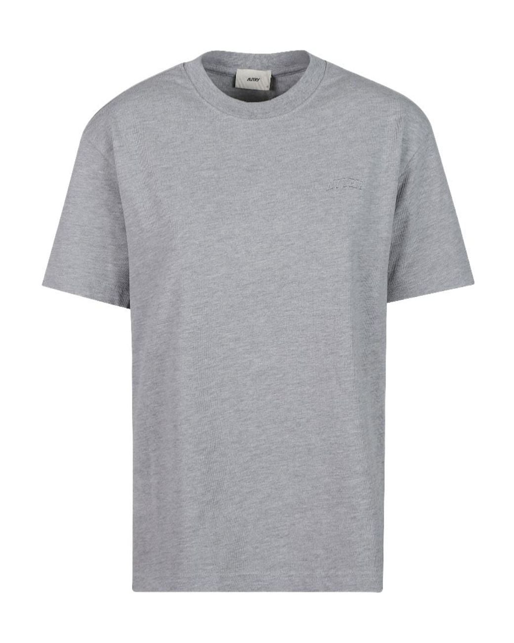 Autry Gray Short Sleeves, Straight Hem