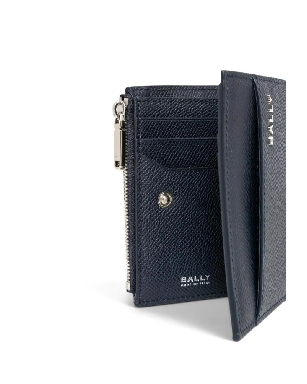 Bally Blue Bi-Fold Wallet for men