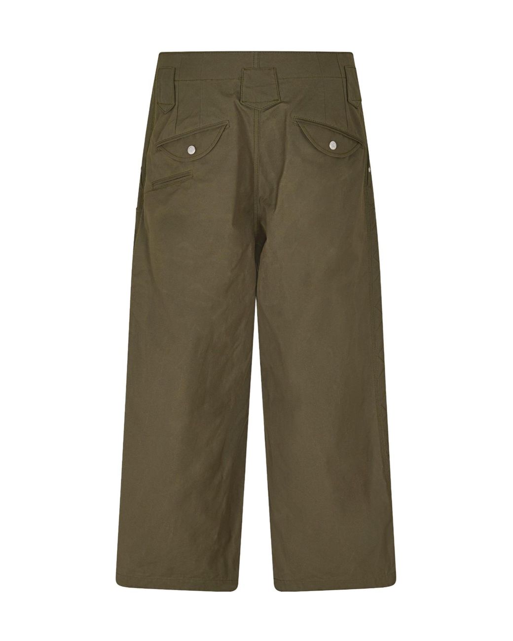 KENZO Green Workwear Wide-Leg Trousers for men