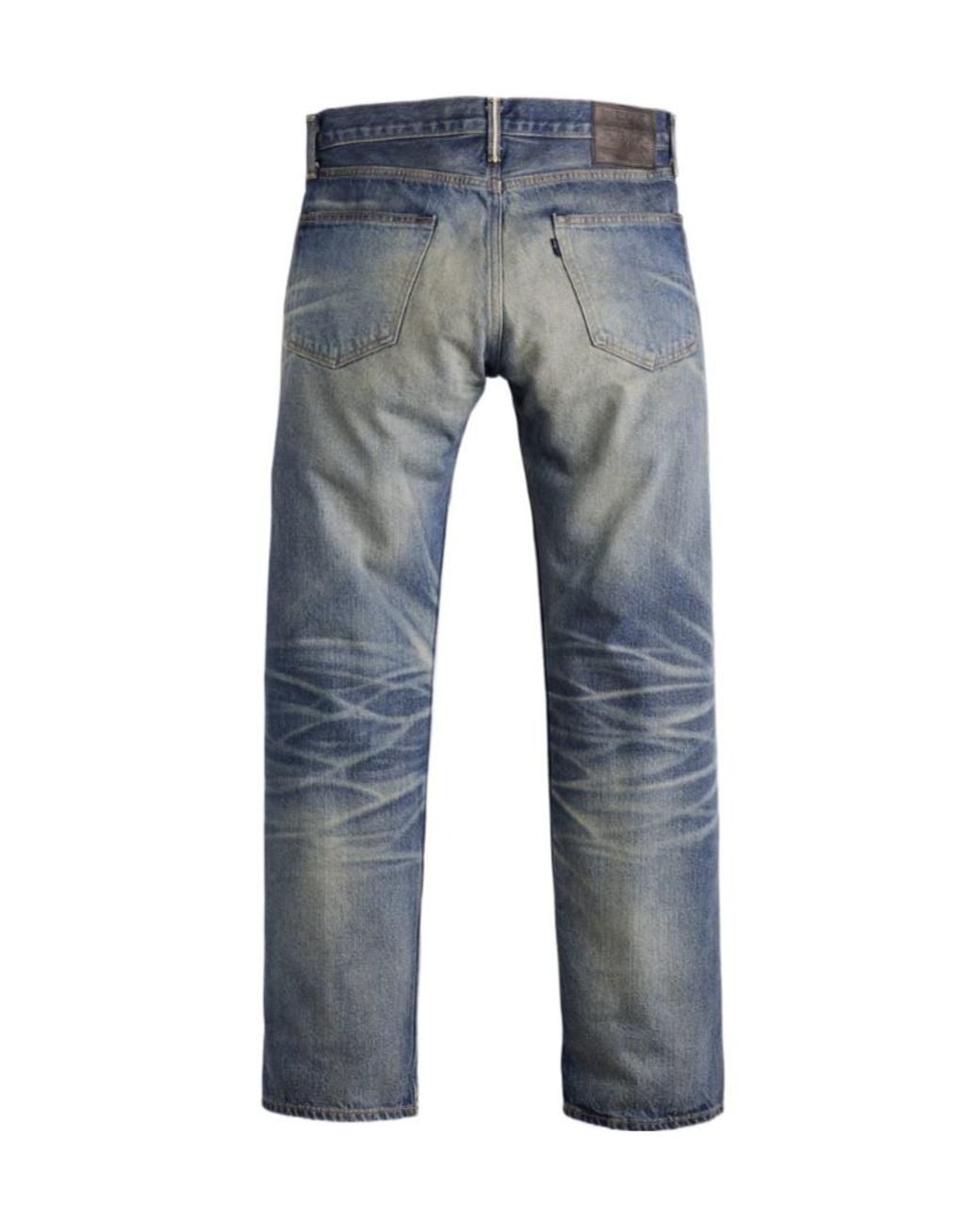 Levi's Blue Logo-Patch Jeans for men