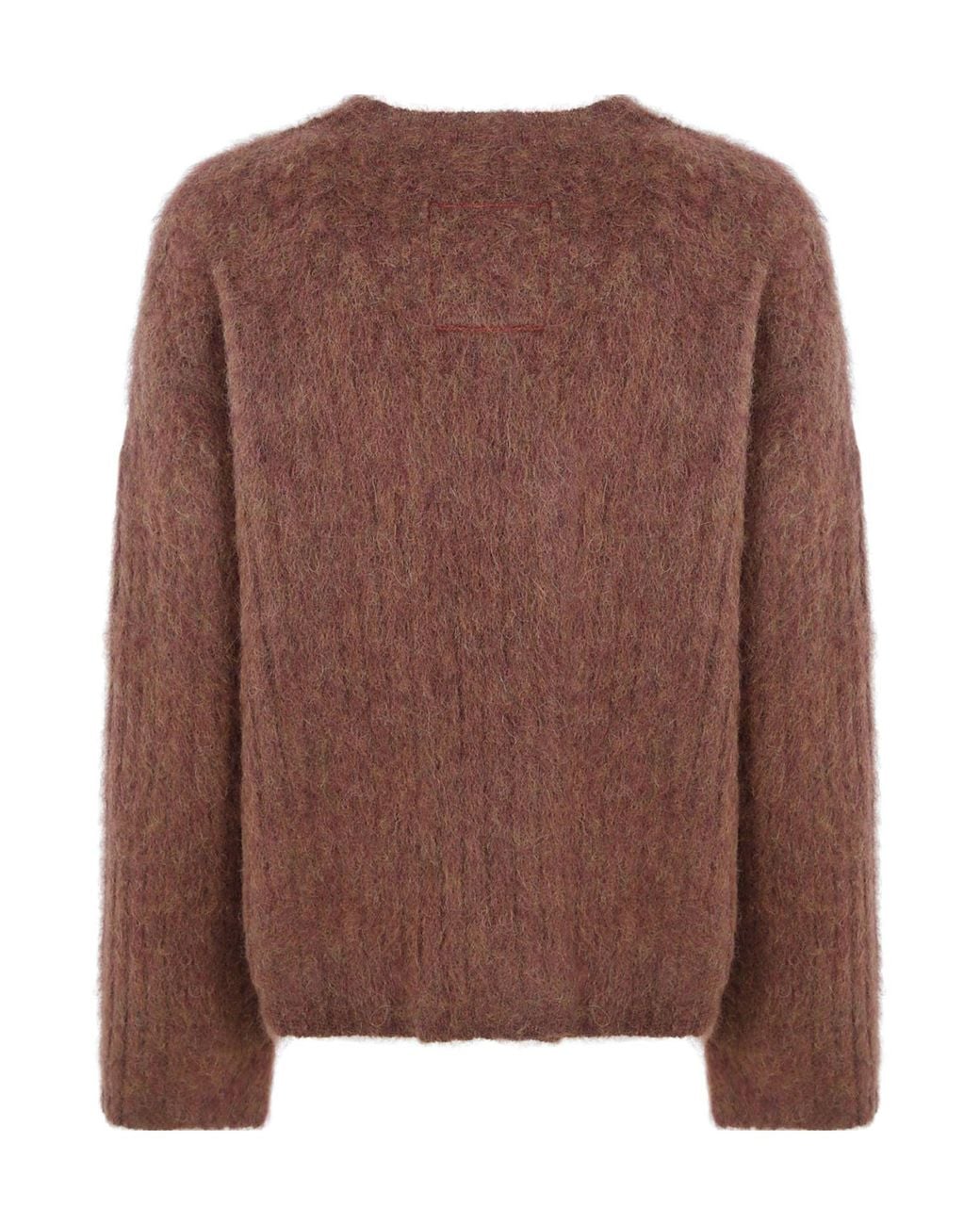 Uma Wang Brown Crew-Neck Sweater