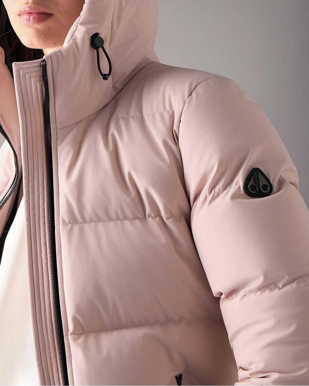 Moose Knuckles Pink Soho Down Bomber