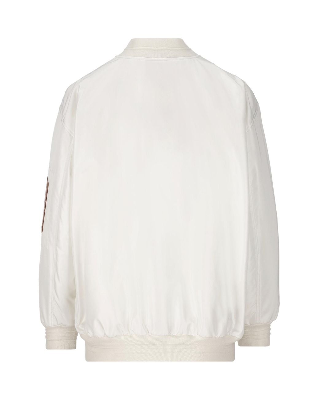 Loro Piana White Zippered Casual Jacket