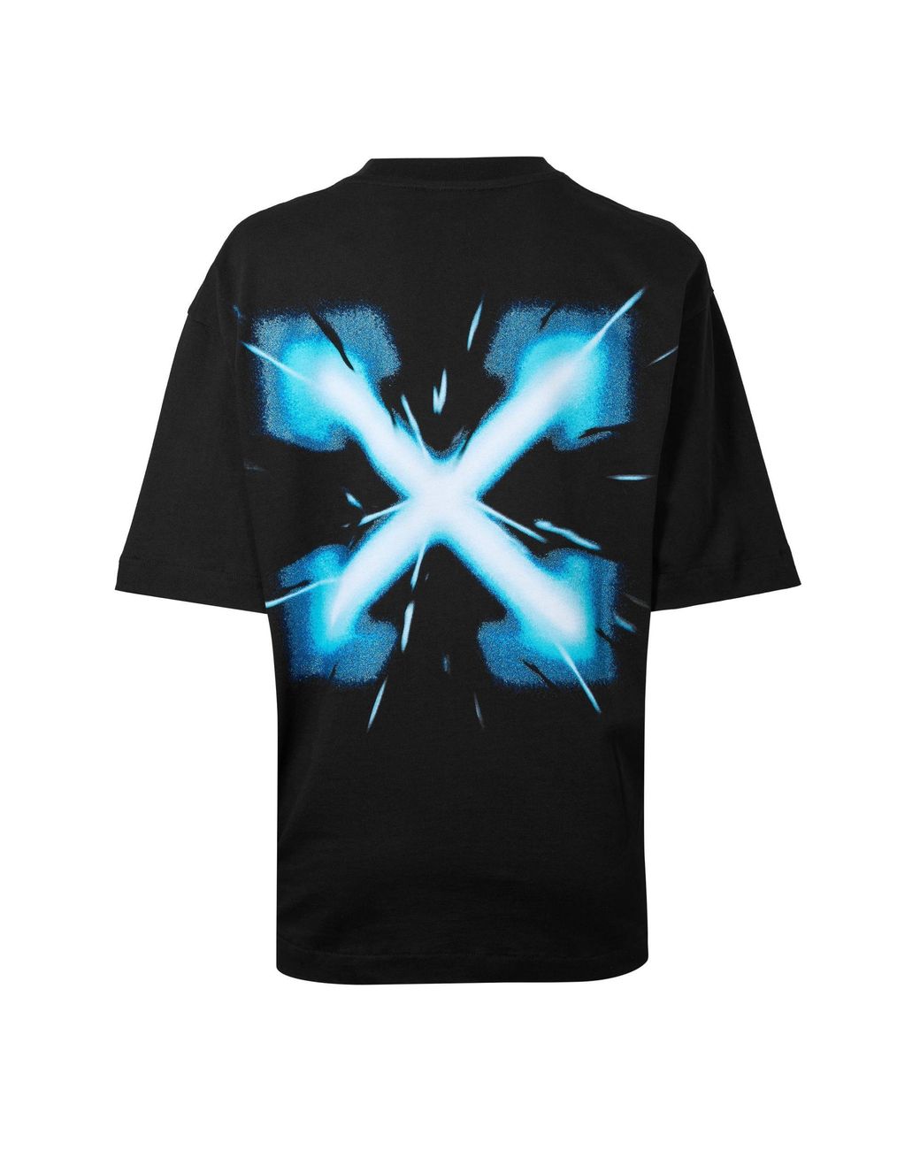 Off-White c/o Virgil Abloh Black Loose Casual T-Shirt