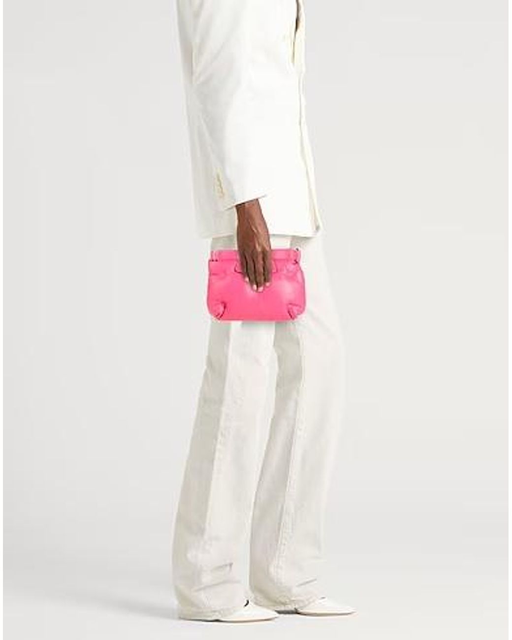 Maison Margiela Pink Leather Clutch