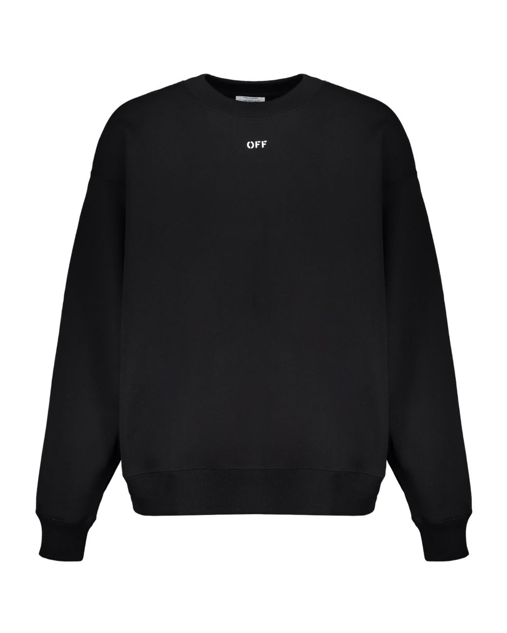 Off-White c/o Virgil Abloh Black Logo Back-Arrow Sweatshirt for men
