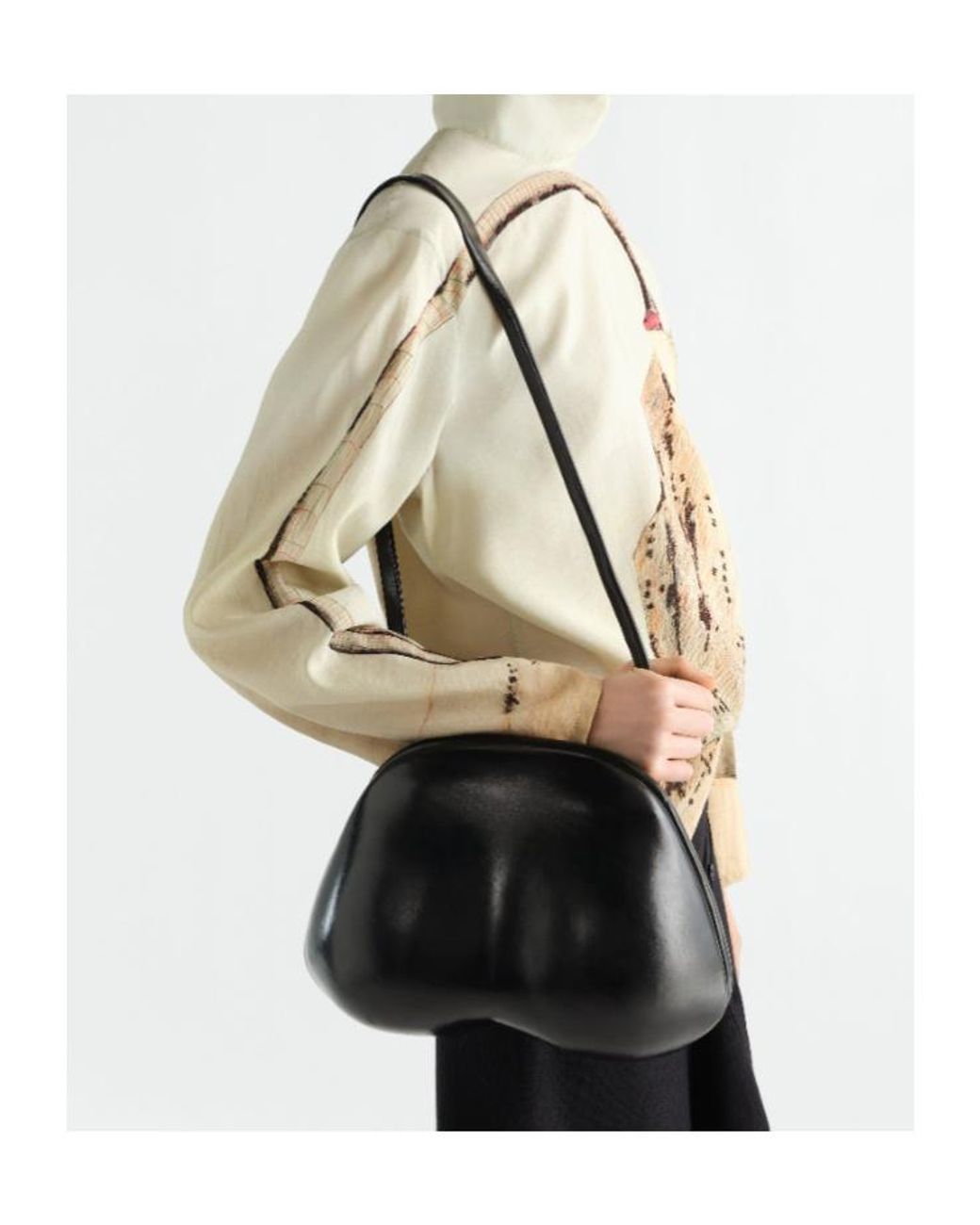 Lemaire Black X Carlos Peñafiel Fesses Bag
