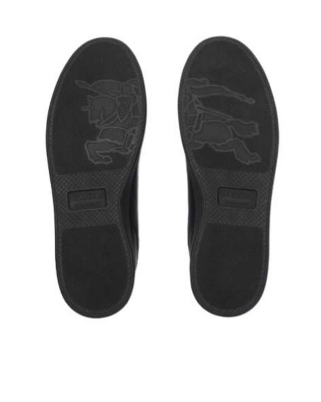 Burberry Black Apos;S Set Leather & Check Low-Top Sneakers for men