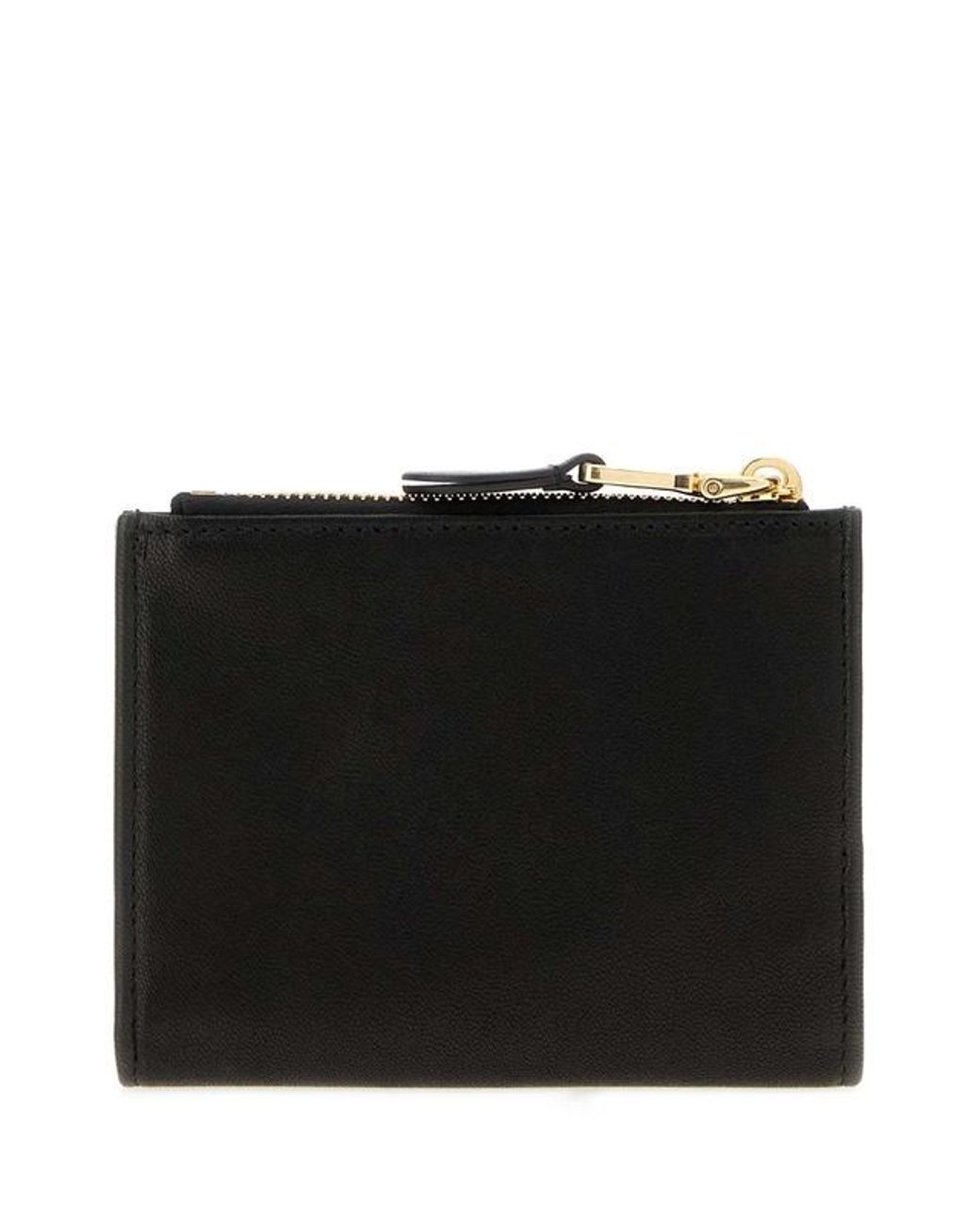 Miu Miu Black Logo-Embossed Zip-Fastening Wallet