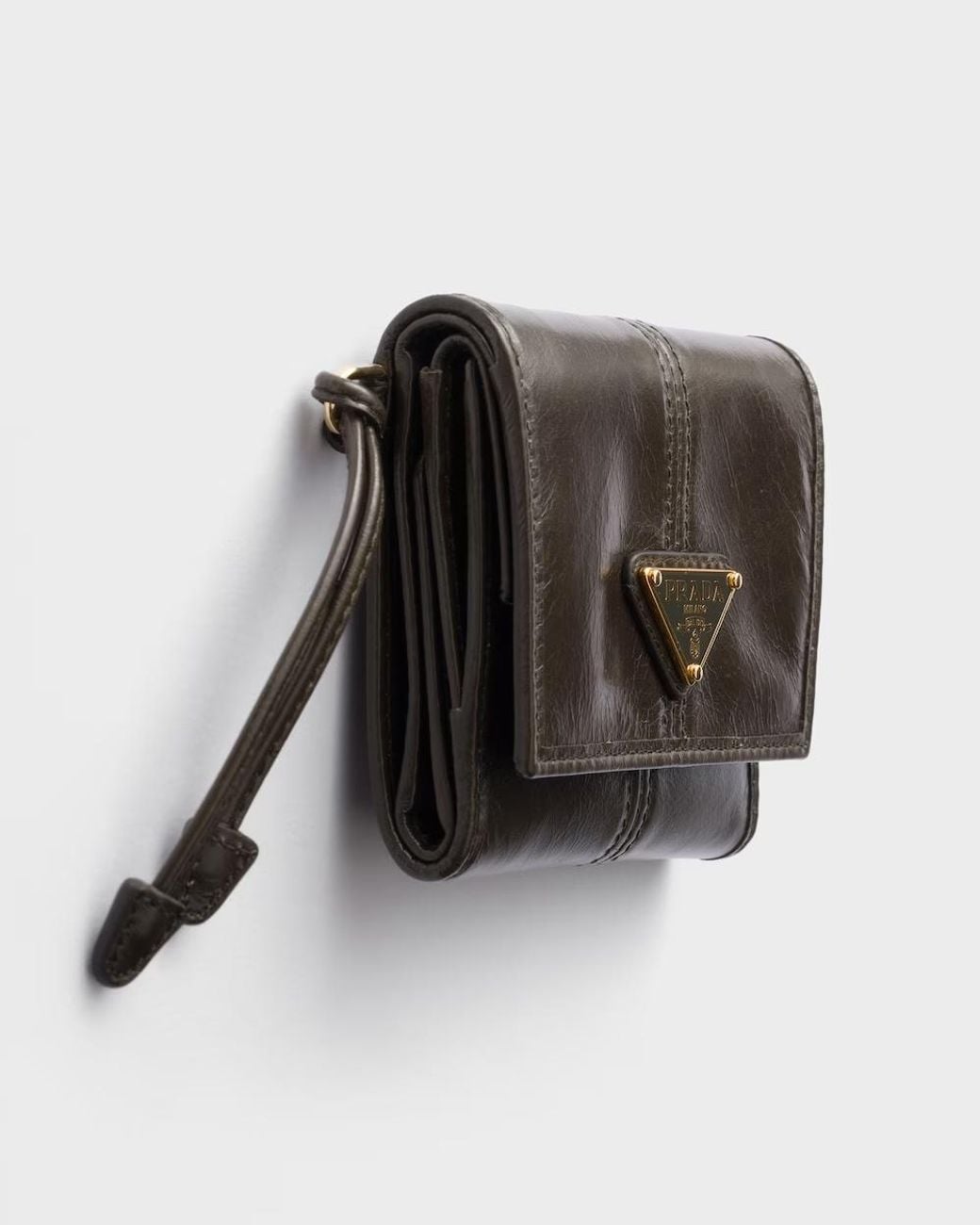 Prada Black Small Leather Wallet