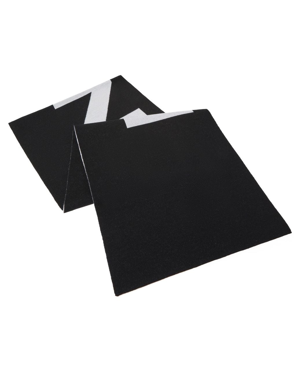 Pinko Black Lettering Logo Scarf
