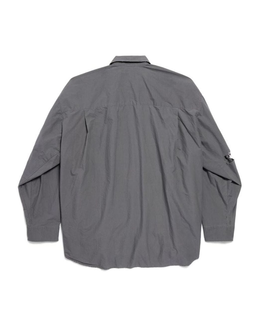 Balenciaga Gray Gucci Layered Long-Sleeve Shirt for men