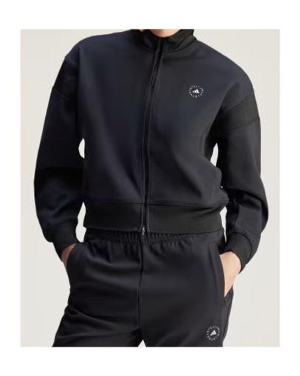 Adidas By Stella McCartney Black Knitted Track Top