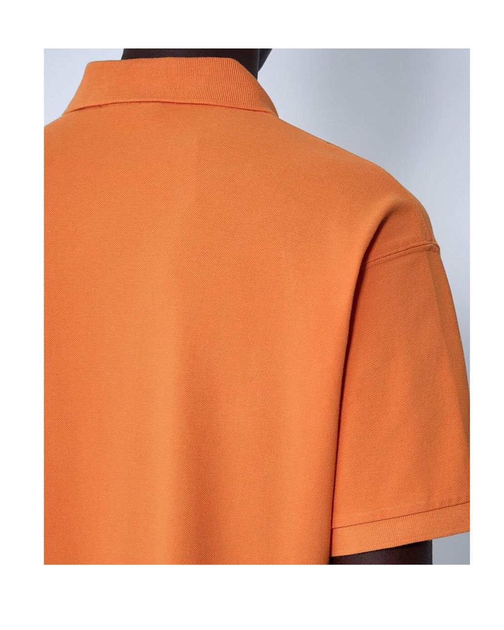 Stussy Orange Short-Sleeved Polo Shirt for men