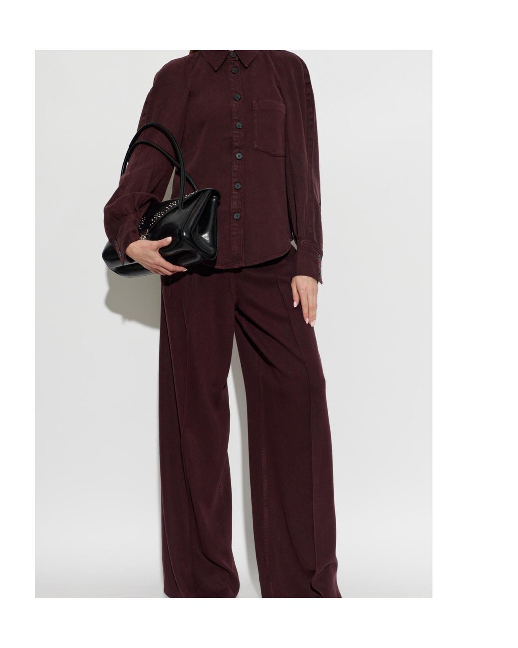 IRO Purple Long-Sleeved Shirt