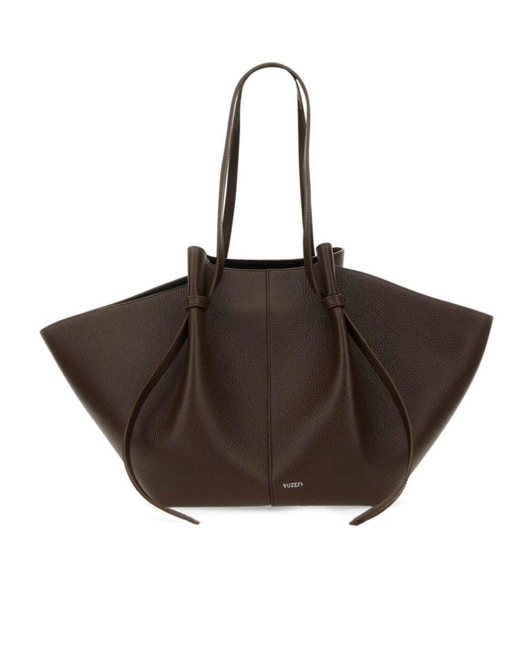 Yuzefi Brown Large Mochi Tote Bag