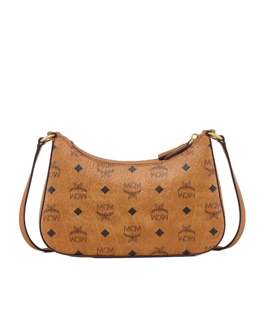 MCM Brown Aren Duo Hobo Bag