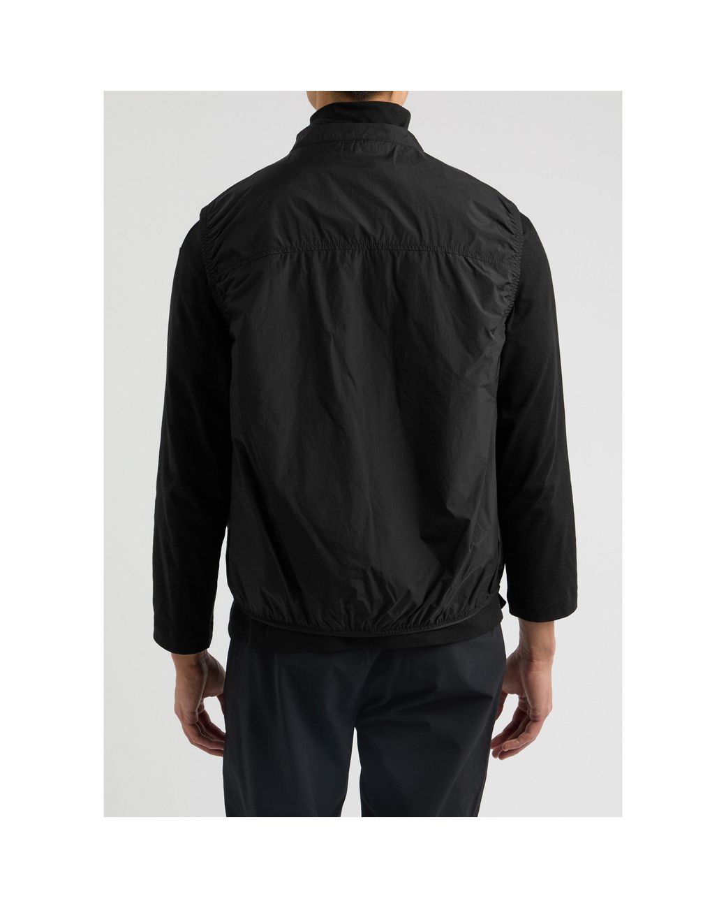 Moncler Black Lightweight And Breathable Vest for men