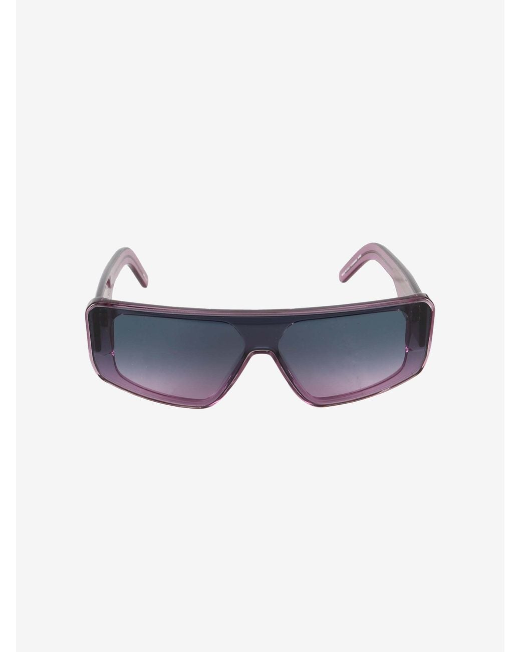 Rick Owens White Performa Sunglasses for men