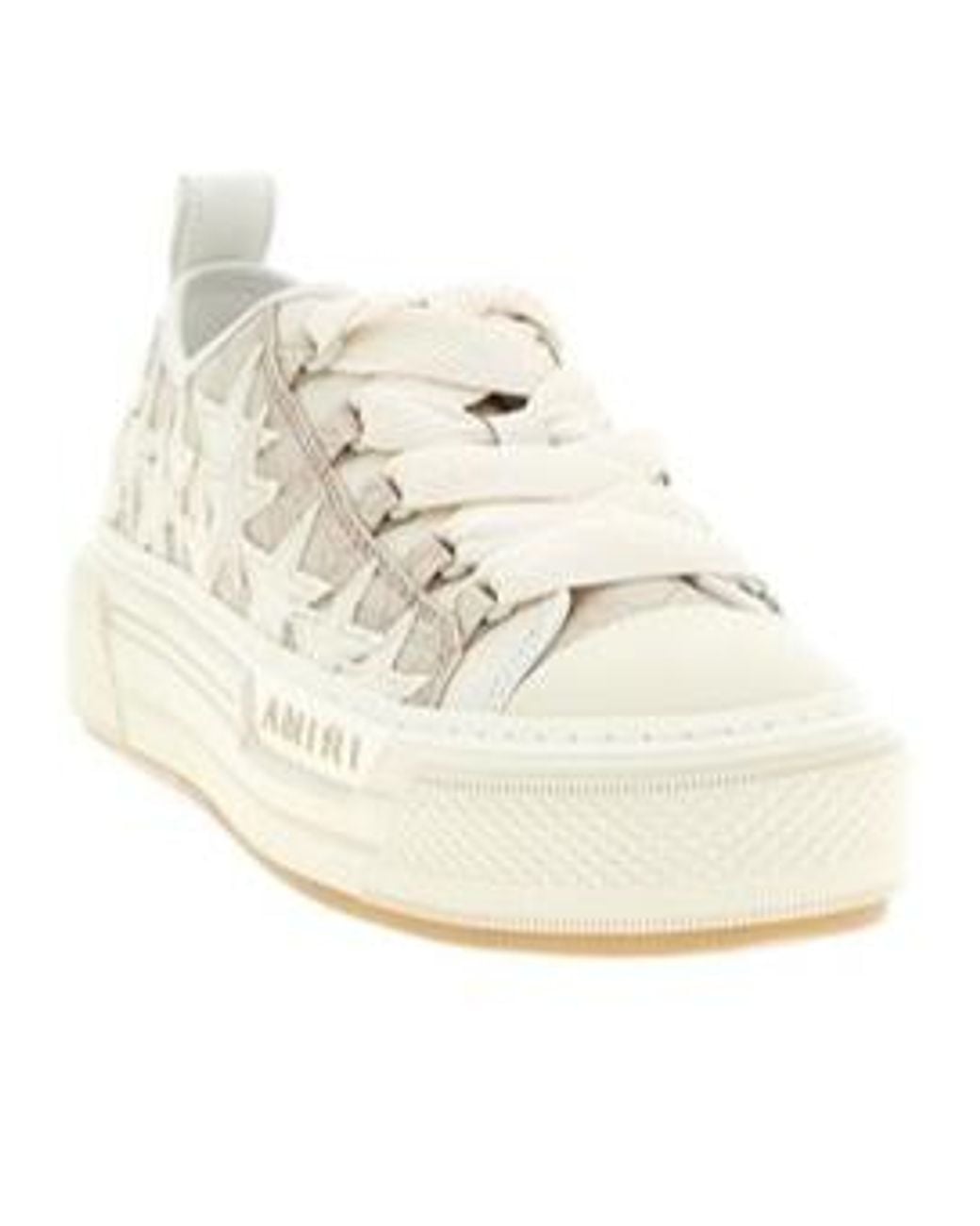 Amiri Natural 'Ma Quad Stars Court Low' Sneakers