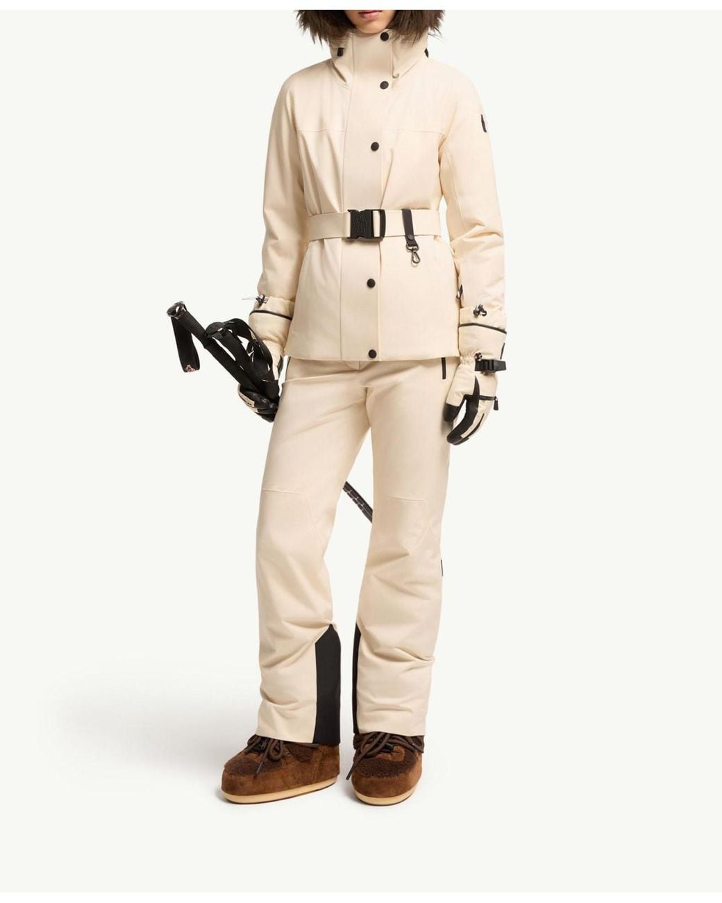Moncler Natural Hainets Insulated Ski Jacket