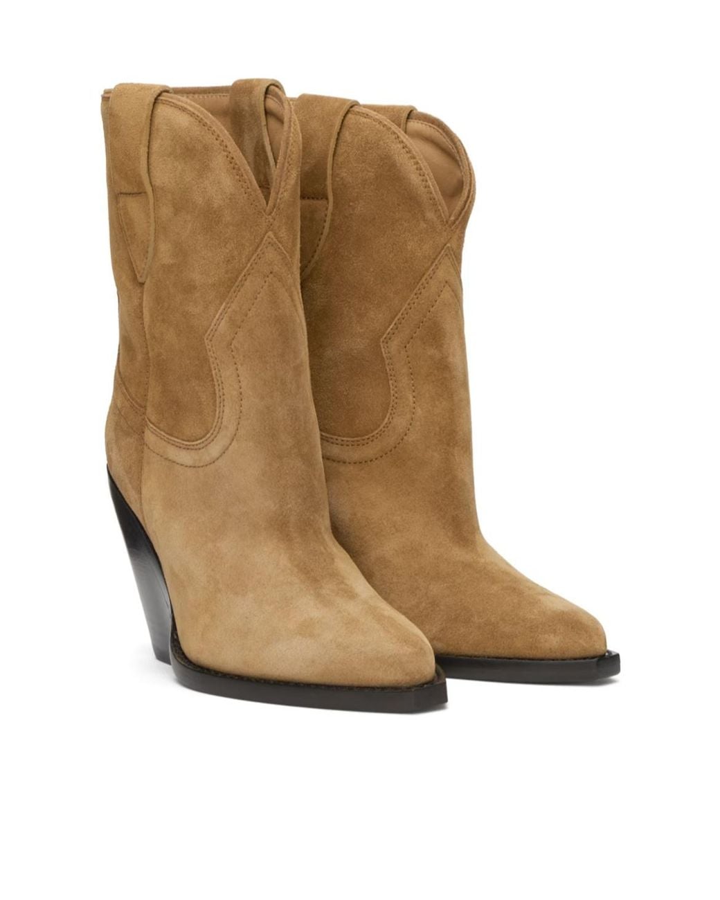 Isabel Marant Brown Leyane Pointed-Toe Ankle Boots