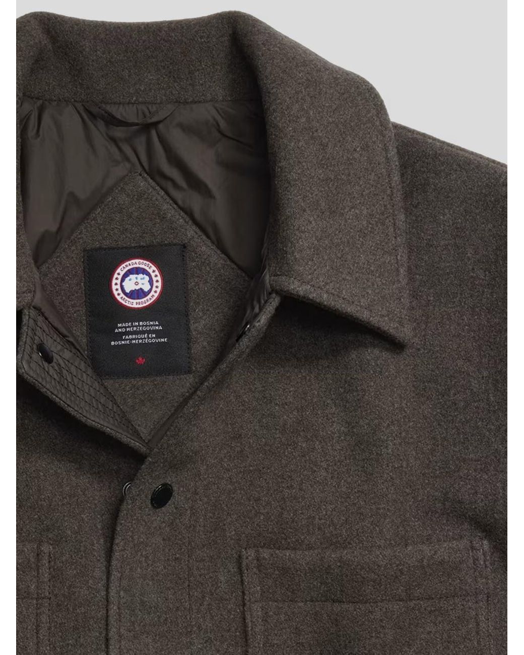 Canada Goose Gray Atkinson Shirt Jacket for men