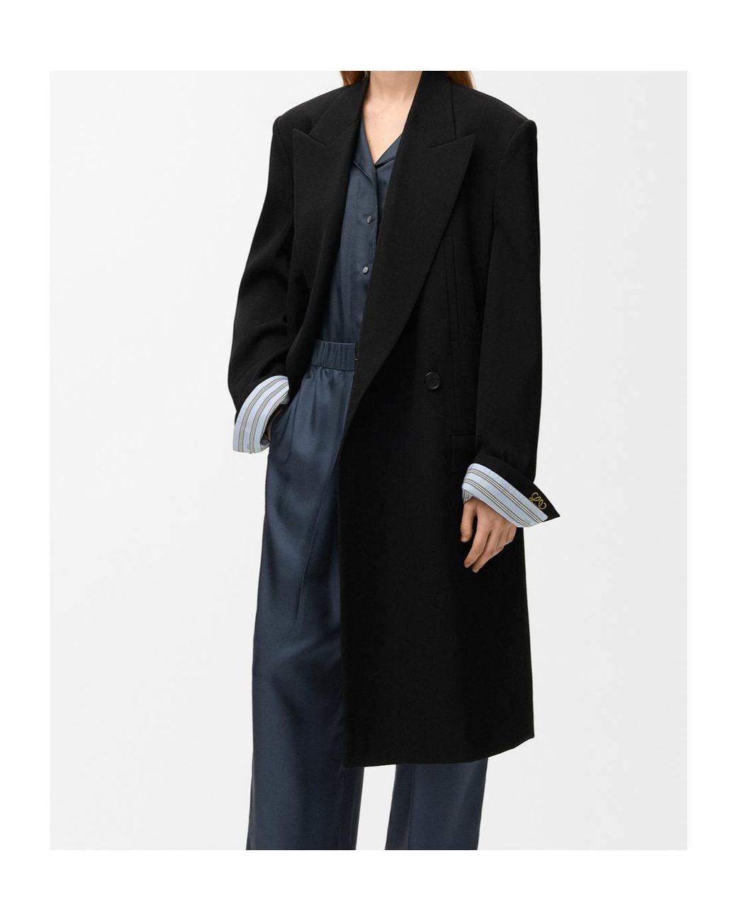 Loewe Blue Silk Twill Shirt