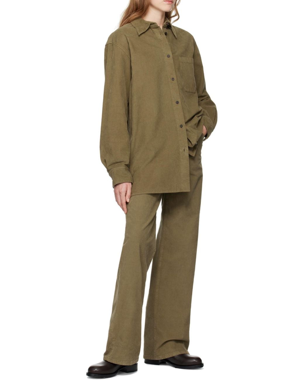 The Row Brown Round-Head Short Boots