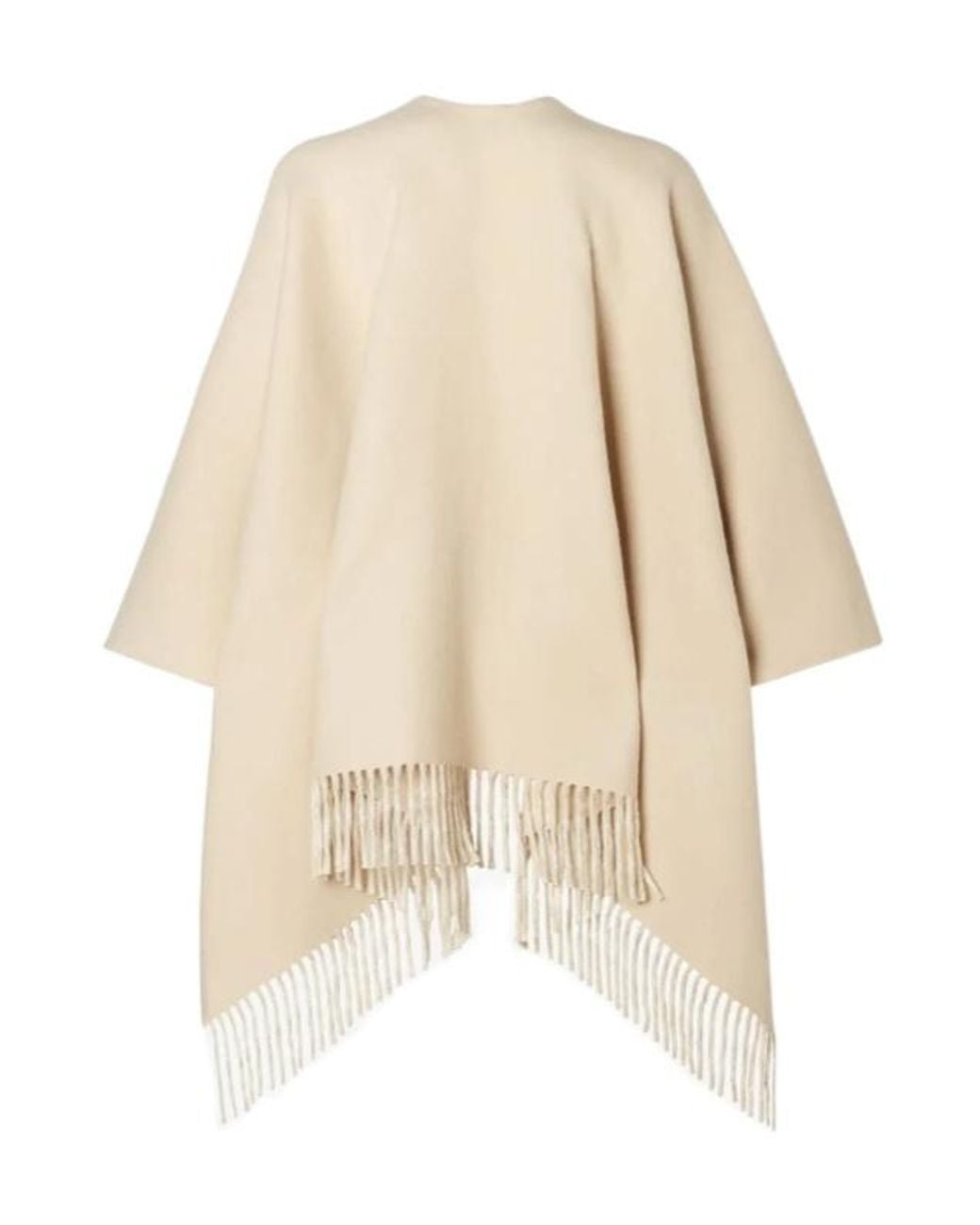 Fendi Natural Wool And Cashmere Shawl