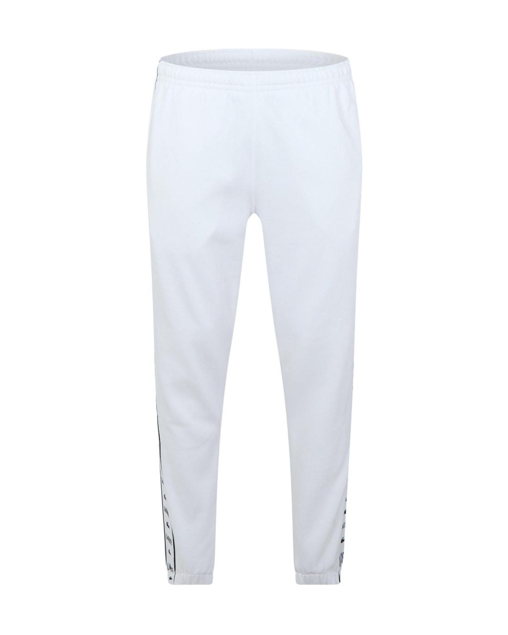 Lacoste White Minimalist Sports Trousers for men