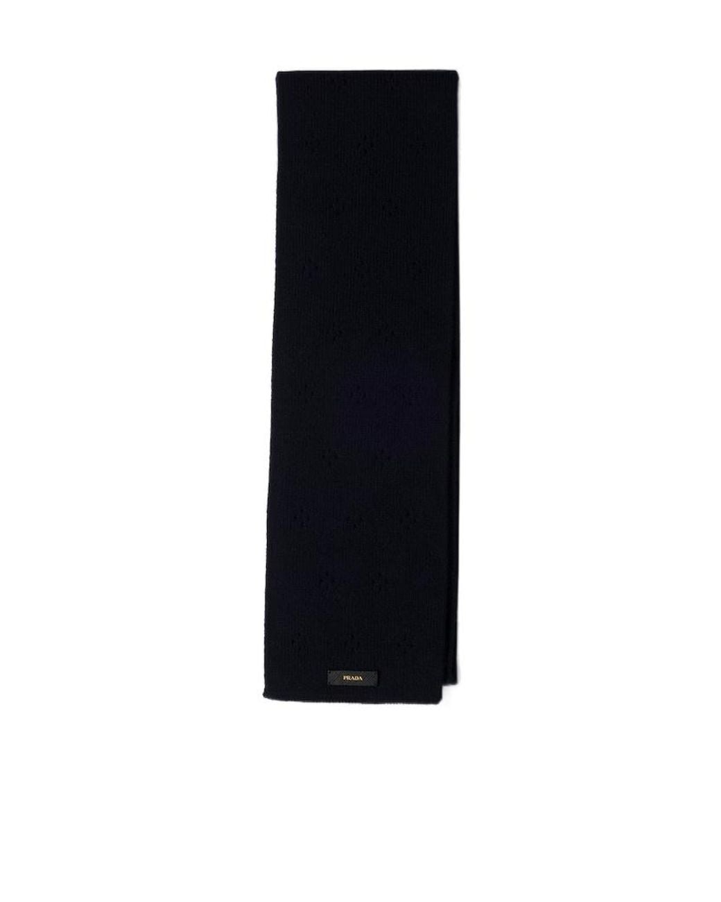 Prada Black Cashmere Scarf