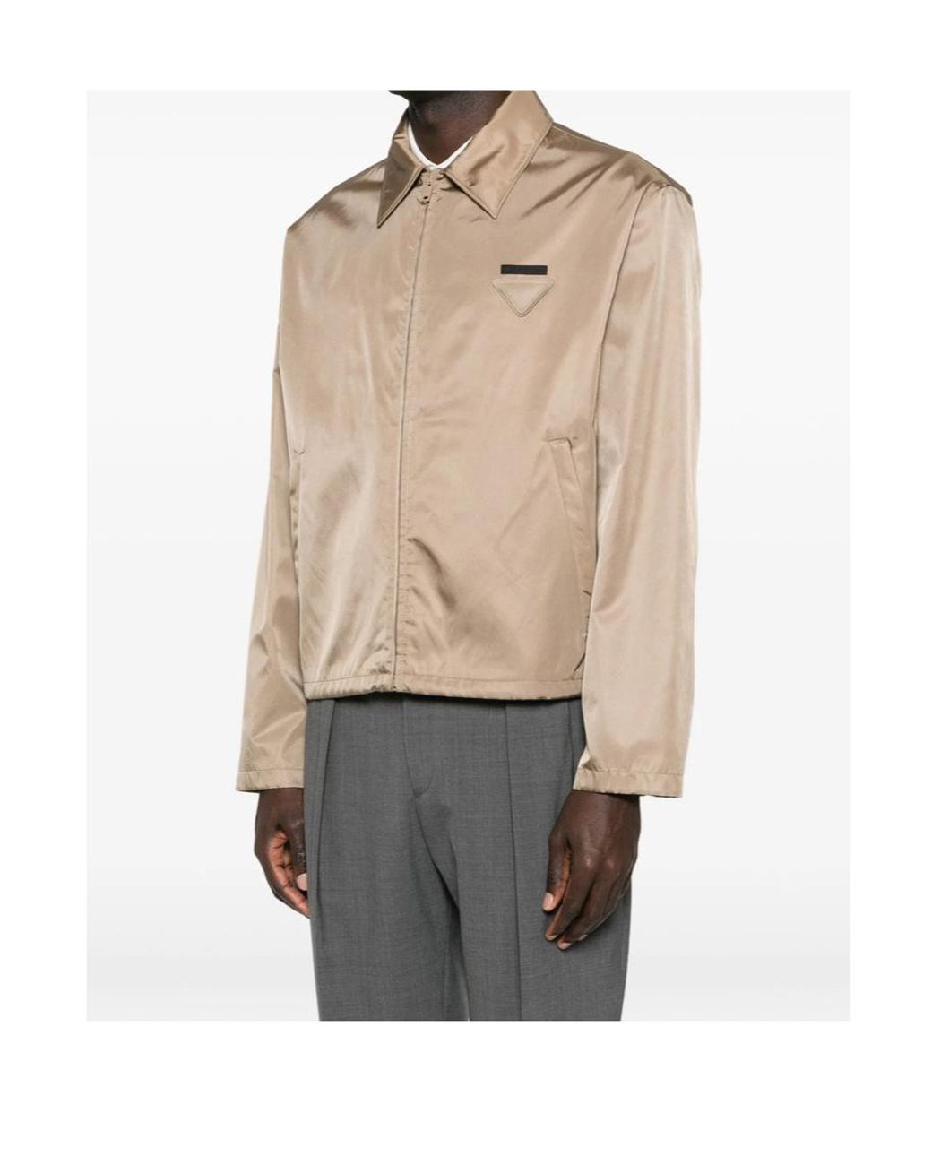 Prada Natural Neutrals Jackets for men