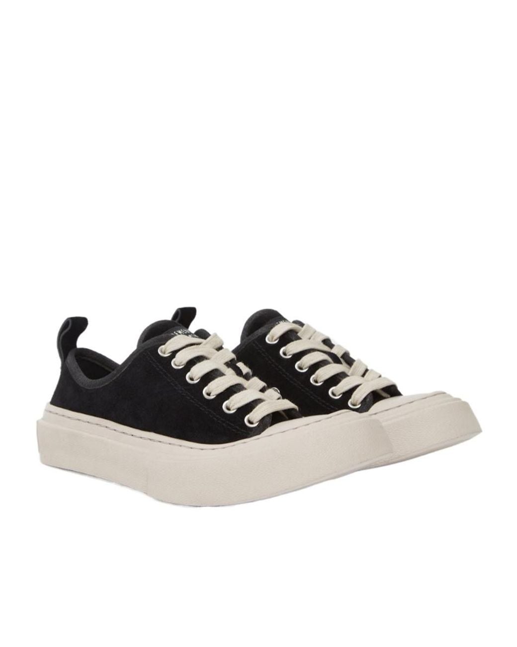 Ann Demeulemeester Black Halli Vulcanized Low-Top Sneakers for men