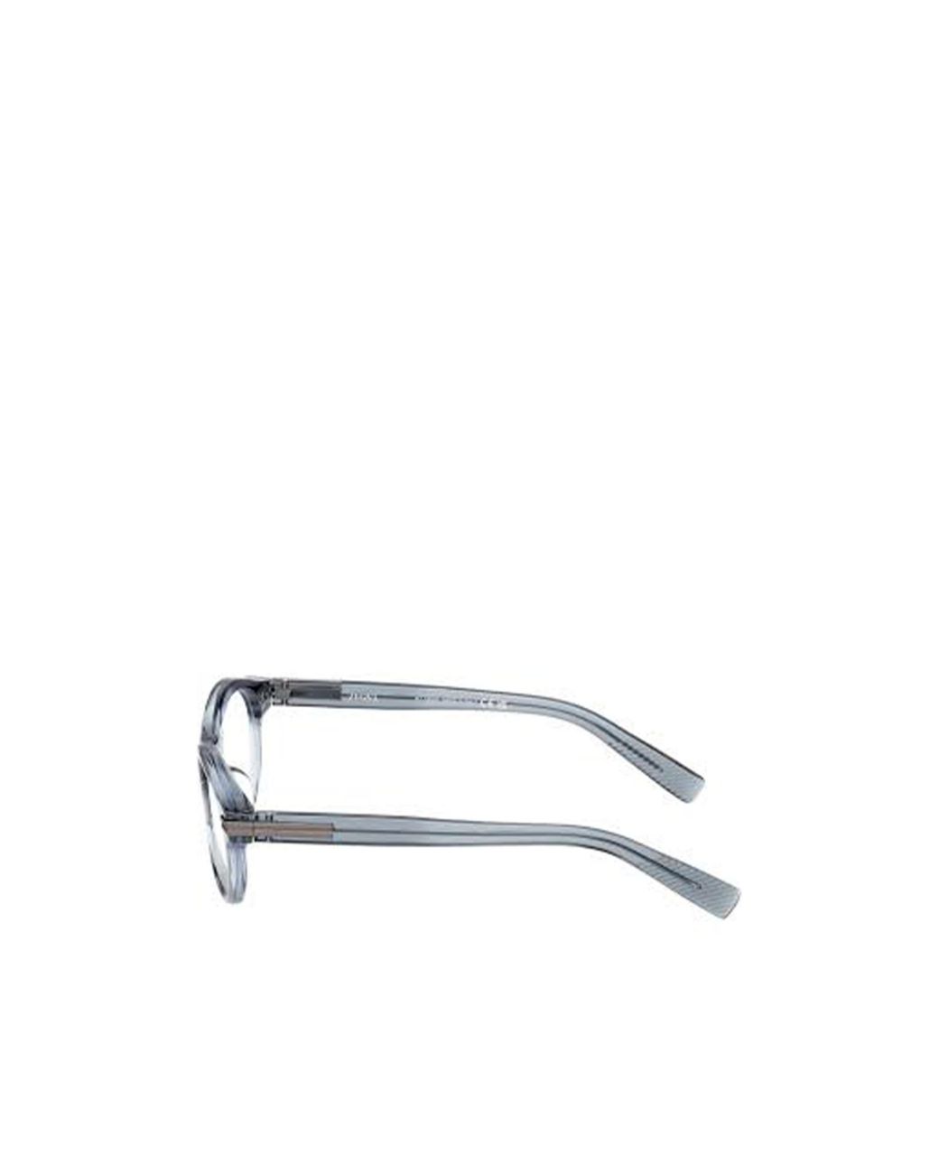 Zegna White Round-Frame Glasses for men