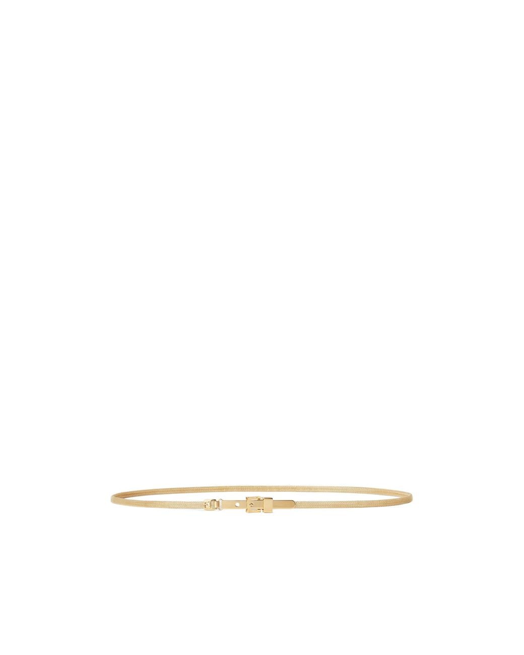 Fendi White Colored Metal Belt