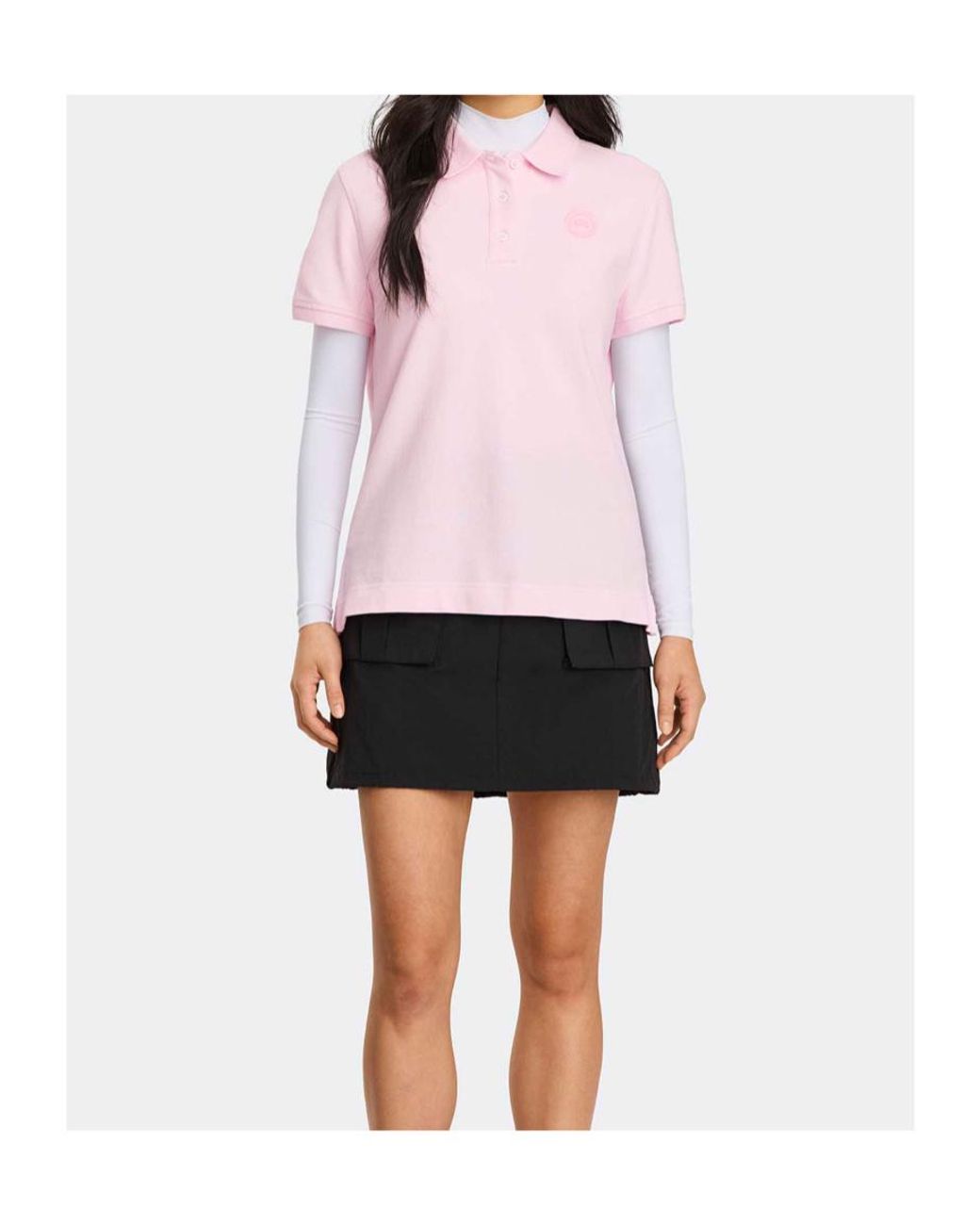 Canada Goose Pink Almira Polo Shirt