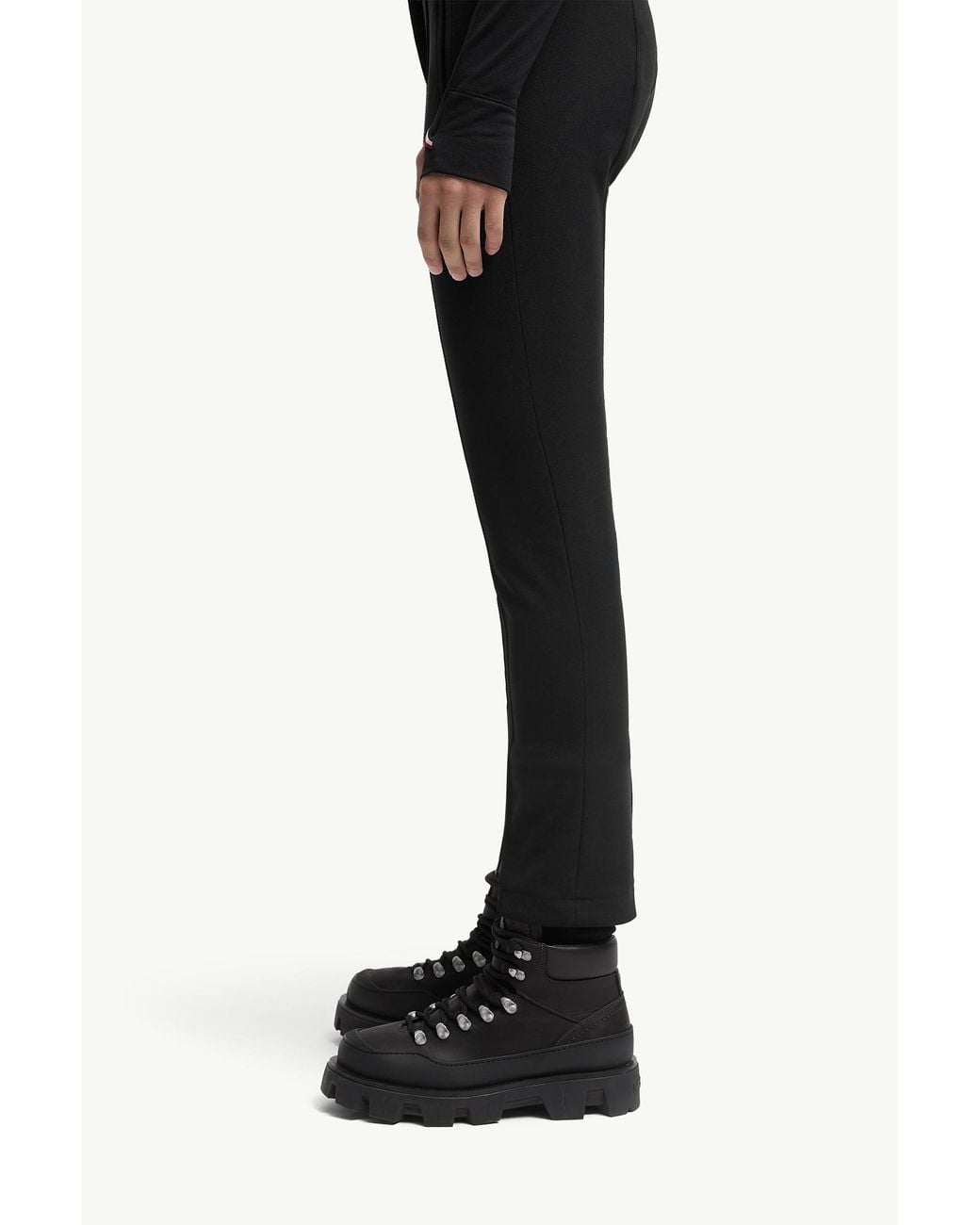 Moncler Black Grenoble Mid Rise Twill Ski Trousers