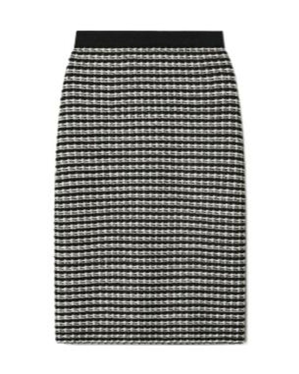 Tory Burch Black Jacquard Skirt