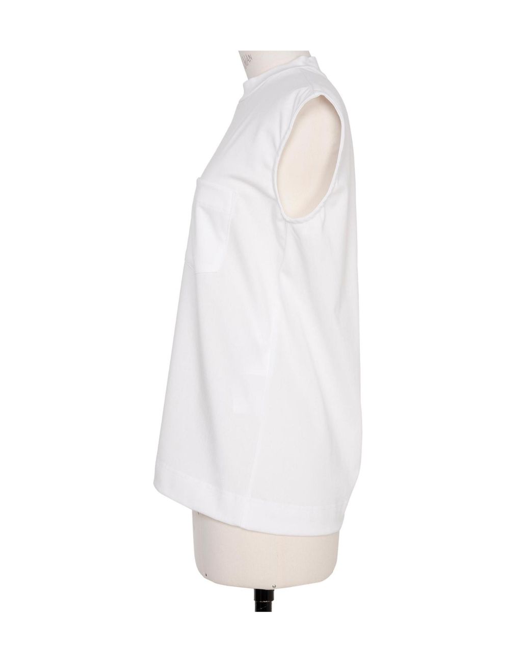 Sacai Blue Asymmetrical T-Shirt