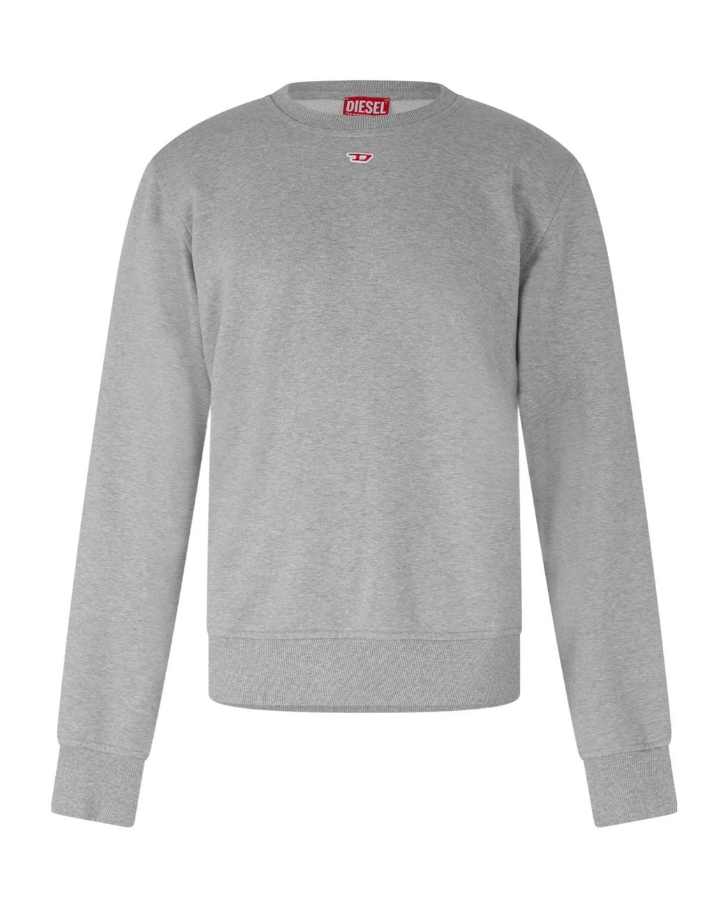 DIESEL Gray S-Ginn-D Over The Head Hoodie for men