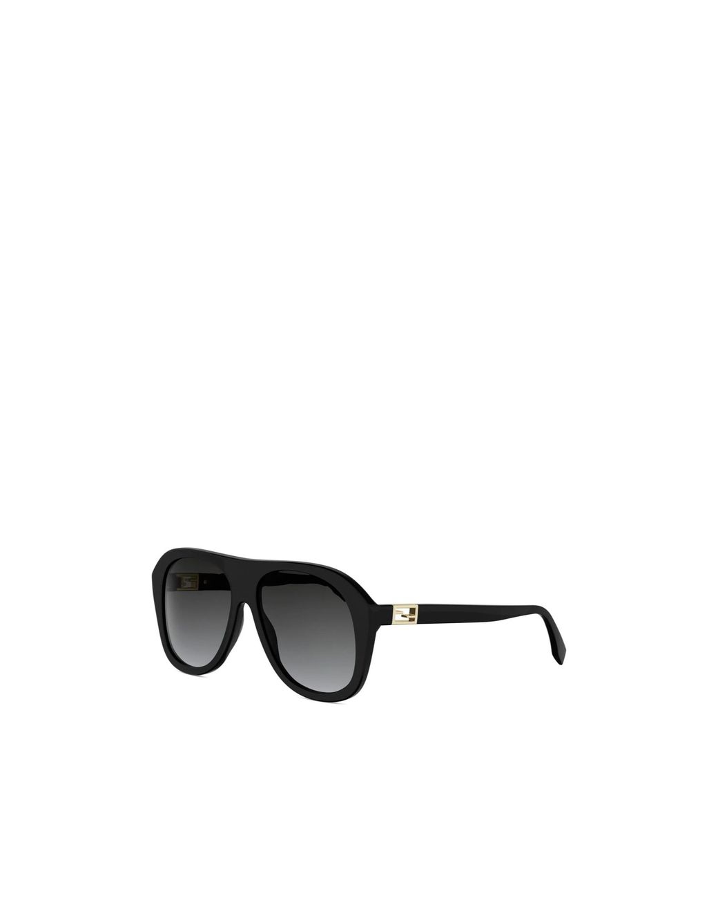 Fendi Black Eyewear Pilot Frame Sunglasses for men