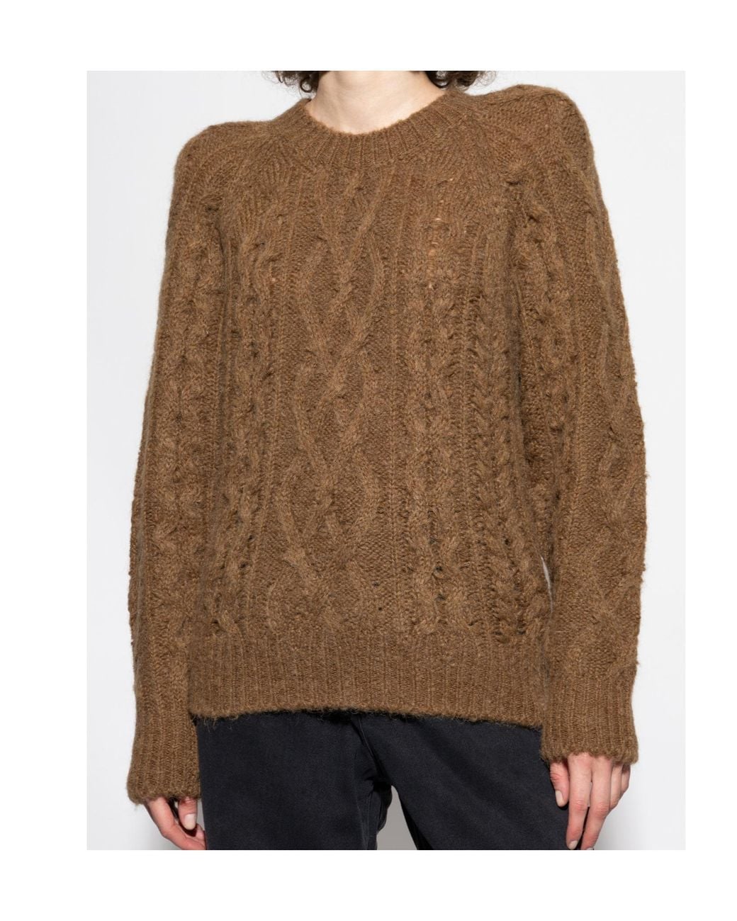 Isabel Marant Brown Isabel Marant Étoile Knitted Crewneck Jumper